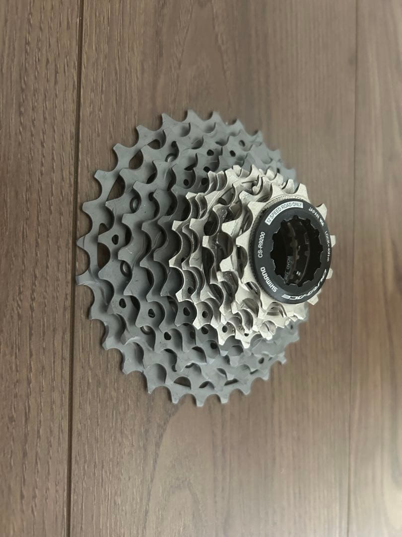 シマノDURAACE CS-R9200 12Sスプロケット 11-30完成車外し
