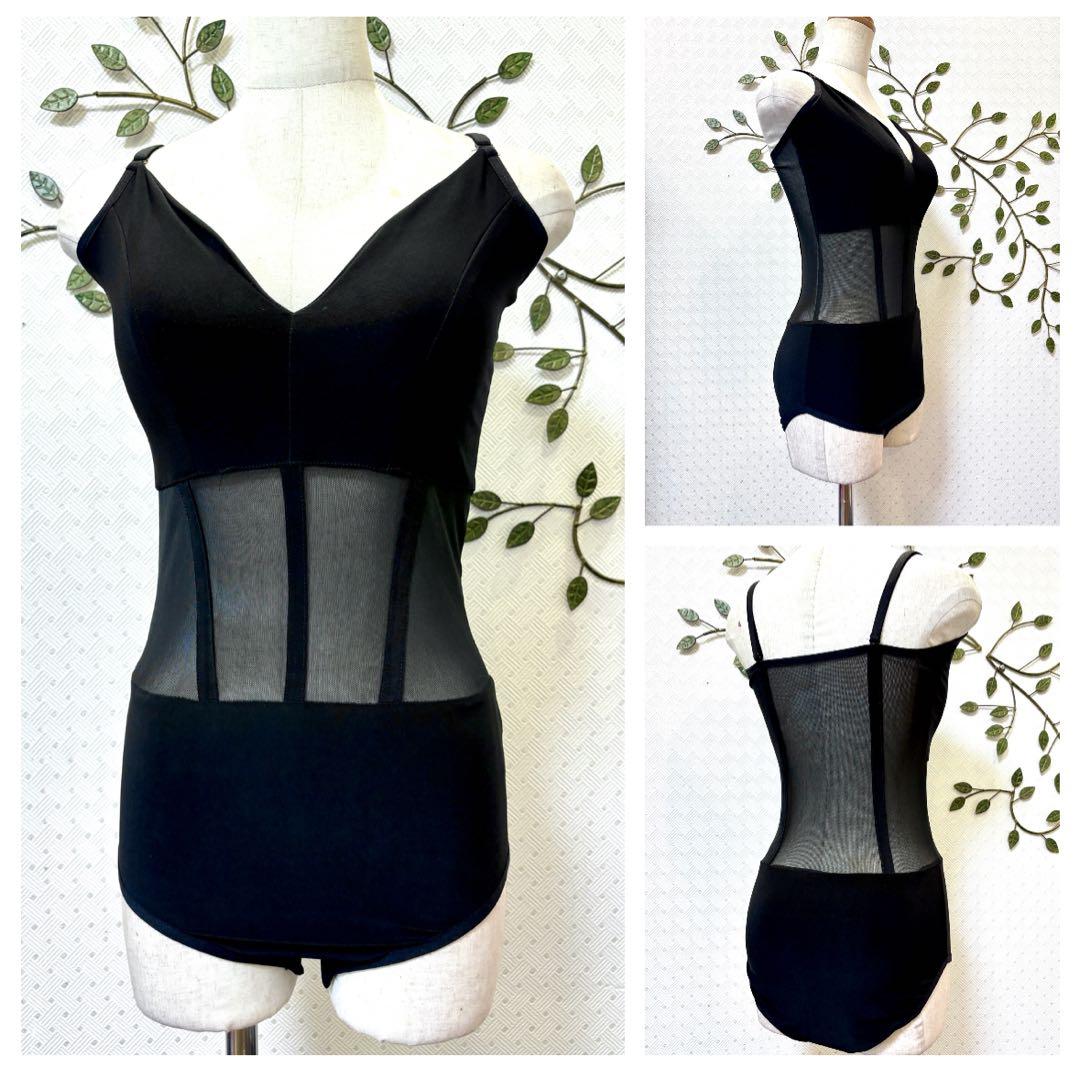 社交ダンス★新品★レッスンウェア★レオタード★スカート★2点セット