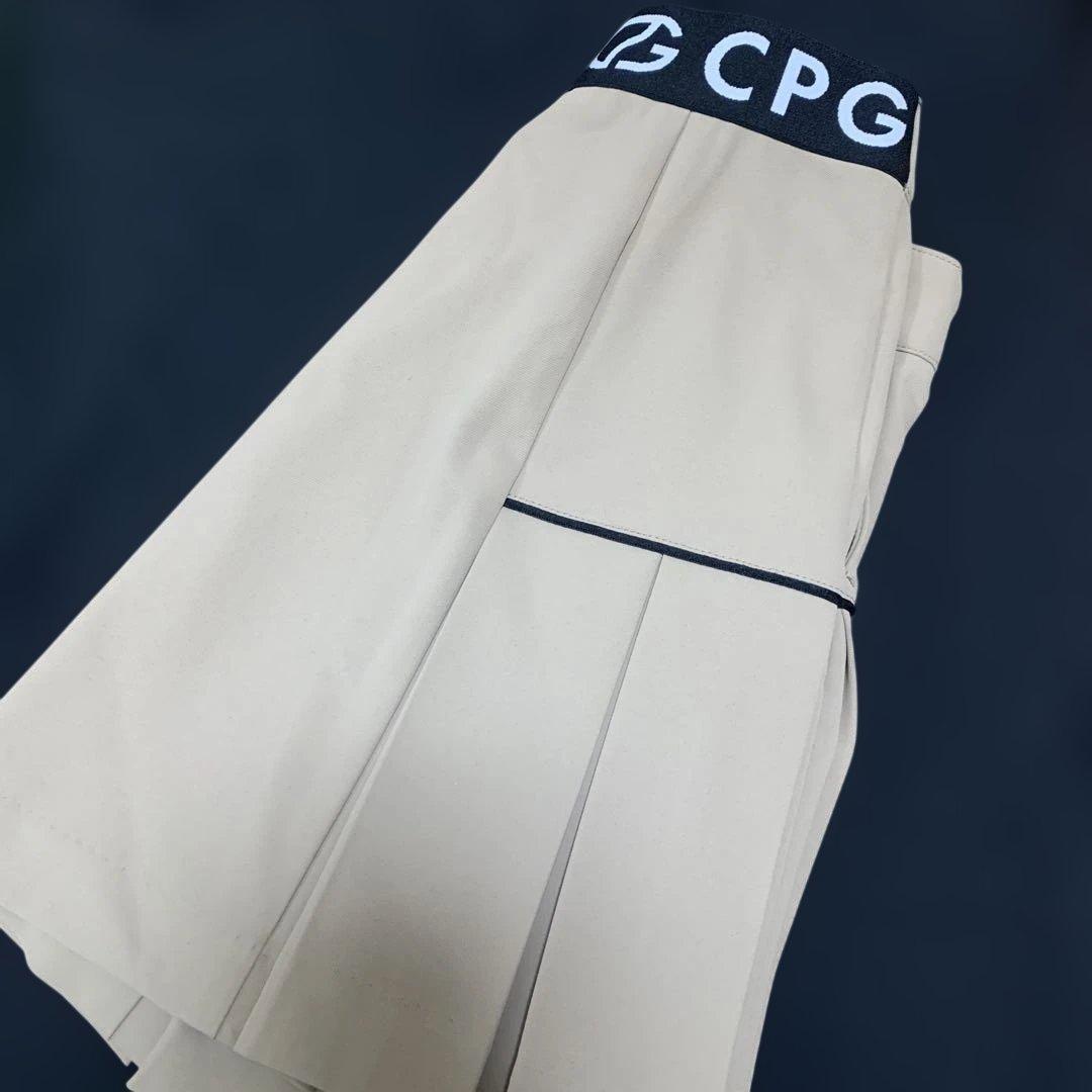 CPG golf パネルスカート　ベージュ　新品未使用　S