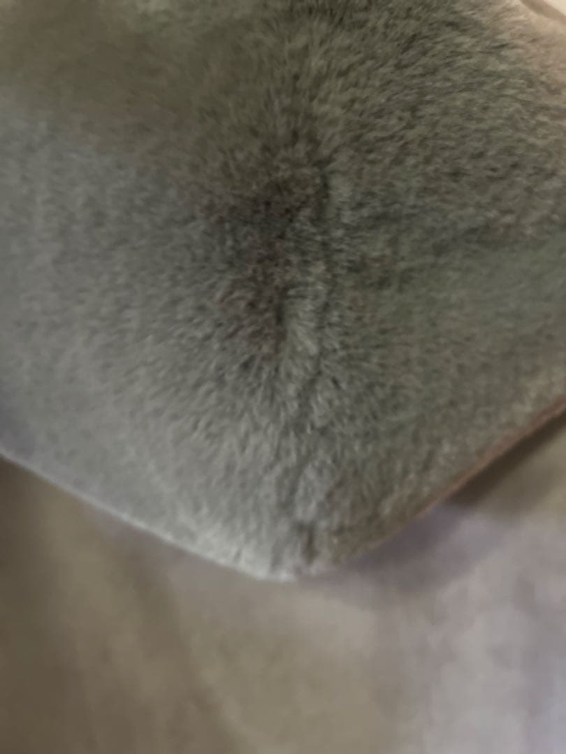 フェイクファー フーディージレ　モカ　allureville ベスト