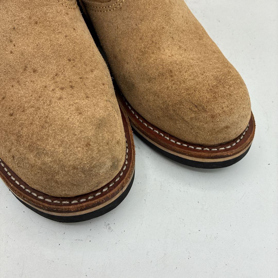 【良品】ホーキンス エンジニアブーツ GT 4021 US7 ベージュ ベルト