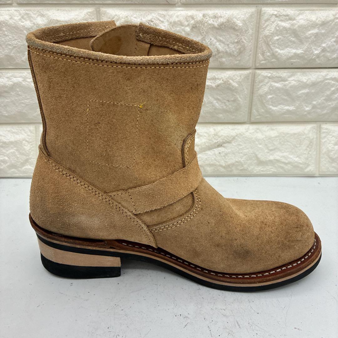 【良品】ホーキンス エンジニアブーツ GT 4021 US7 ベージュ ベルト