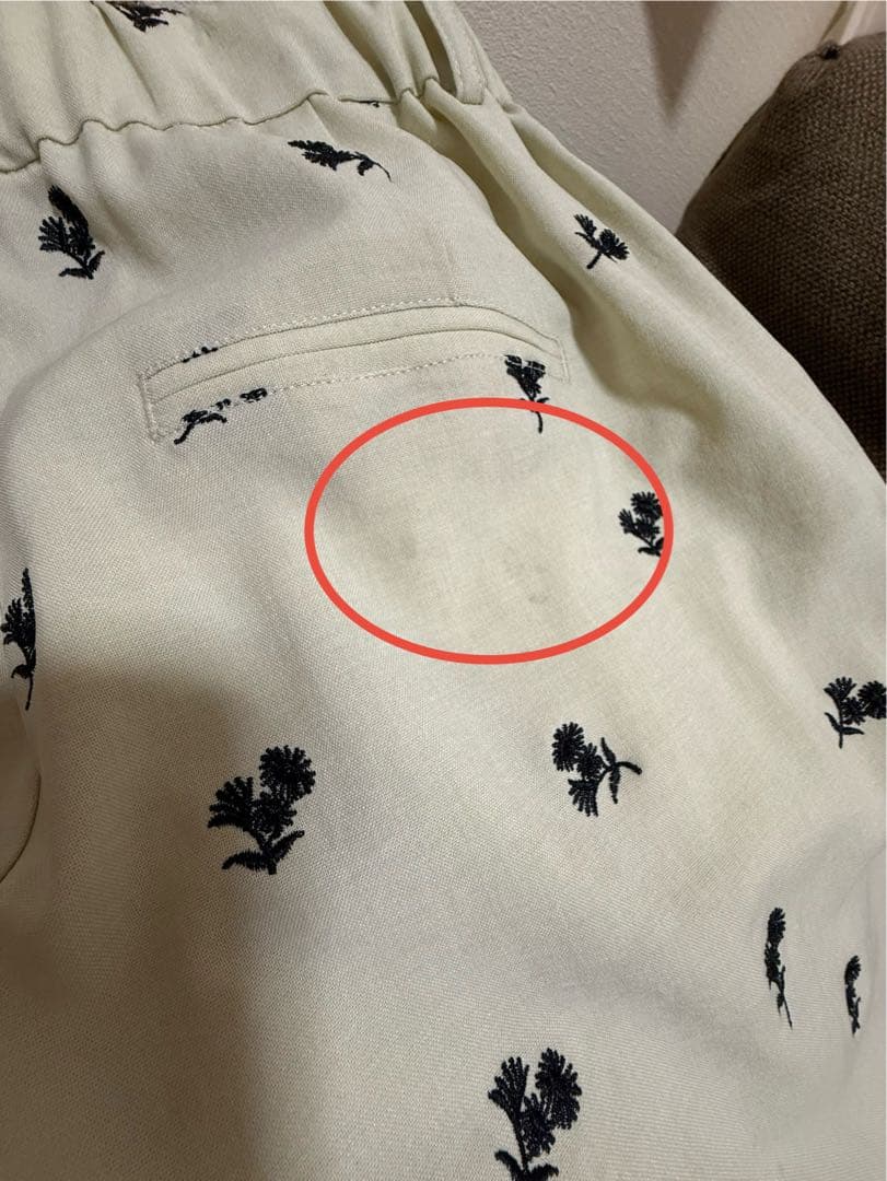 MACHATT☆エンブロイダリーワイドパンツ☆訳あり☆マチャット