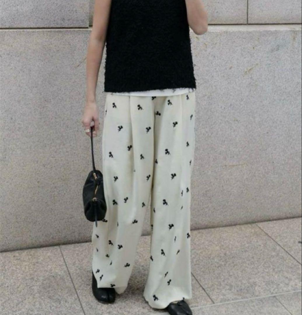 MACHATT☆エンブロイダリーワイドパンツ☆訳あり☆マチャット