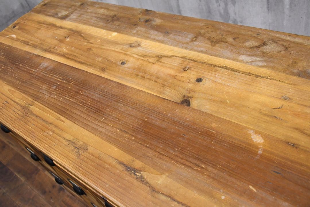 DLK108 ノットアンティークス グラム チェスト 4列3段 オールドウッド