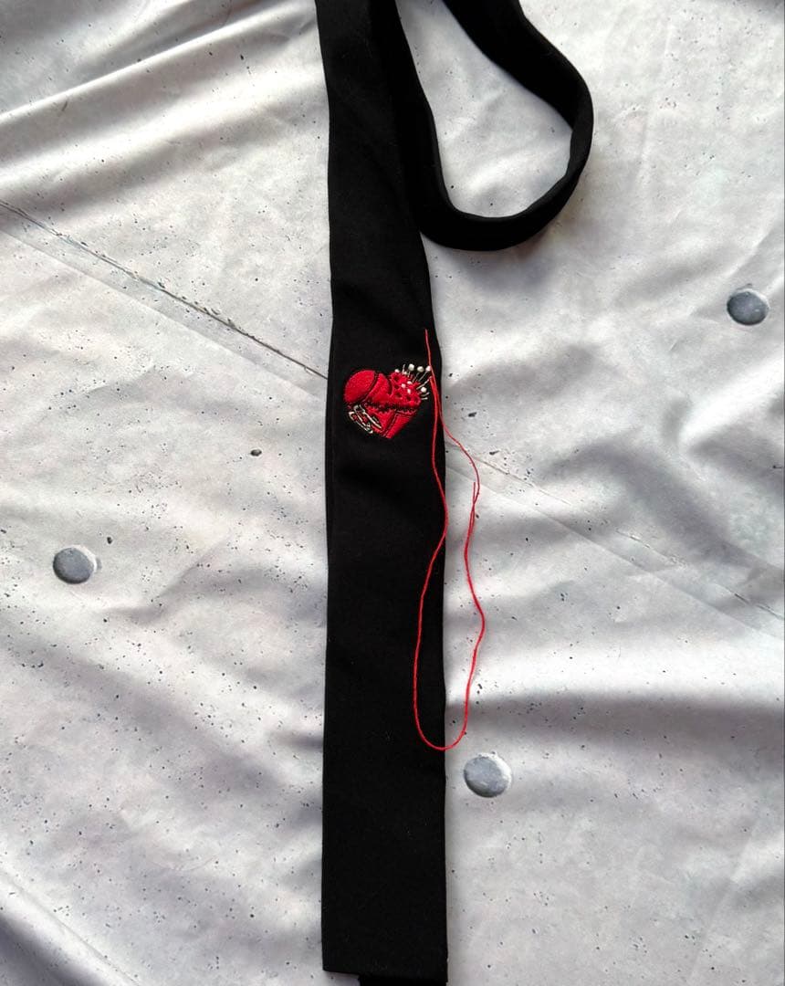 【激レア】Yohji Yamamoto POUR HOMME ハート刺繍 タイ