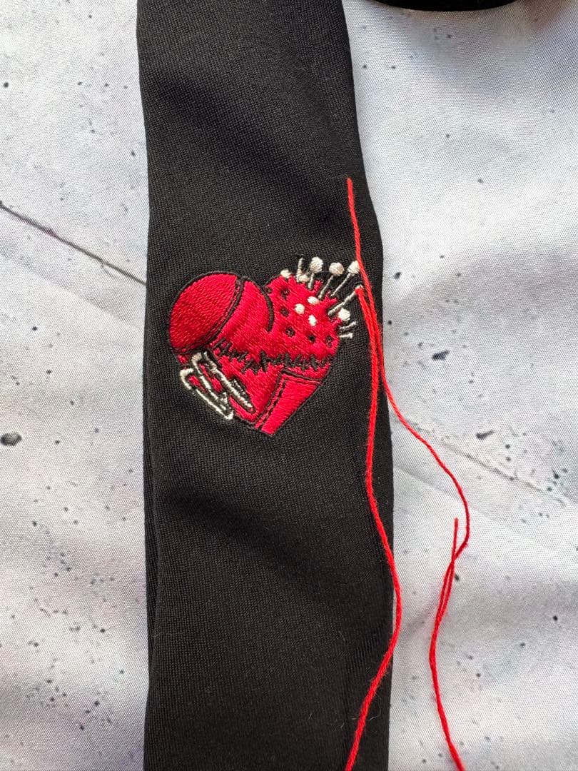 【激レア】Yohji Yamamoto POUR HOMME ハート刺繍 タイ