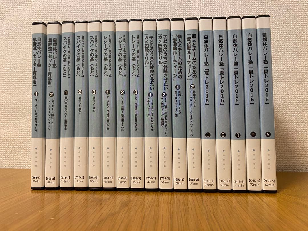 バレーボール指導DVD 15本セット