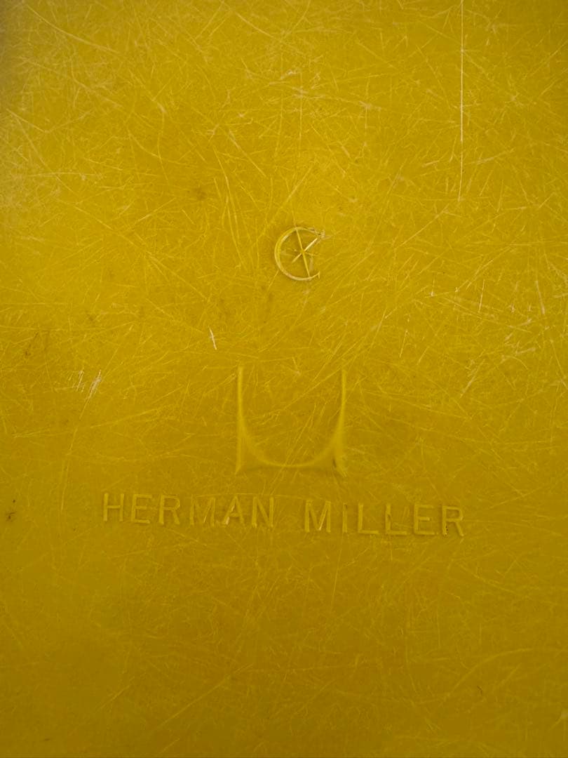 2脚セットHerman Miller イームズ　シェルチェア スタッキングベース