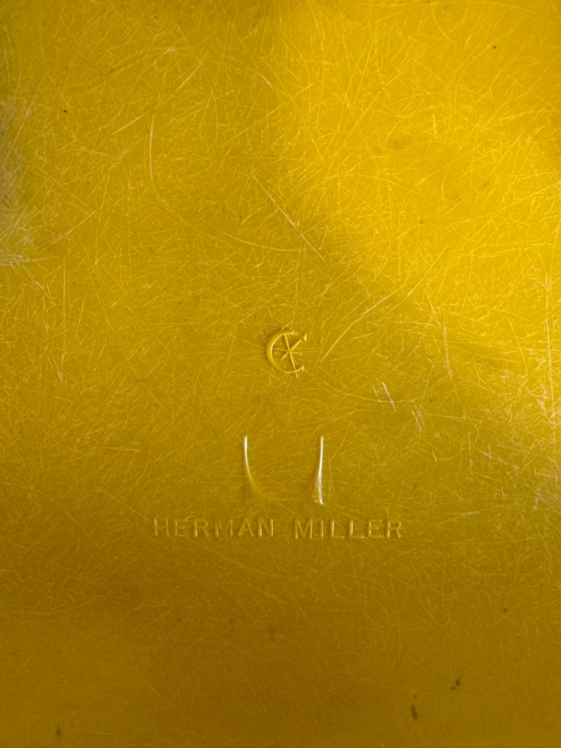 2脚セットHerman Miller イームズ　シェルチェア スタッキングベース