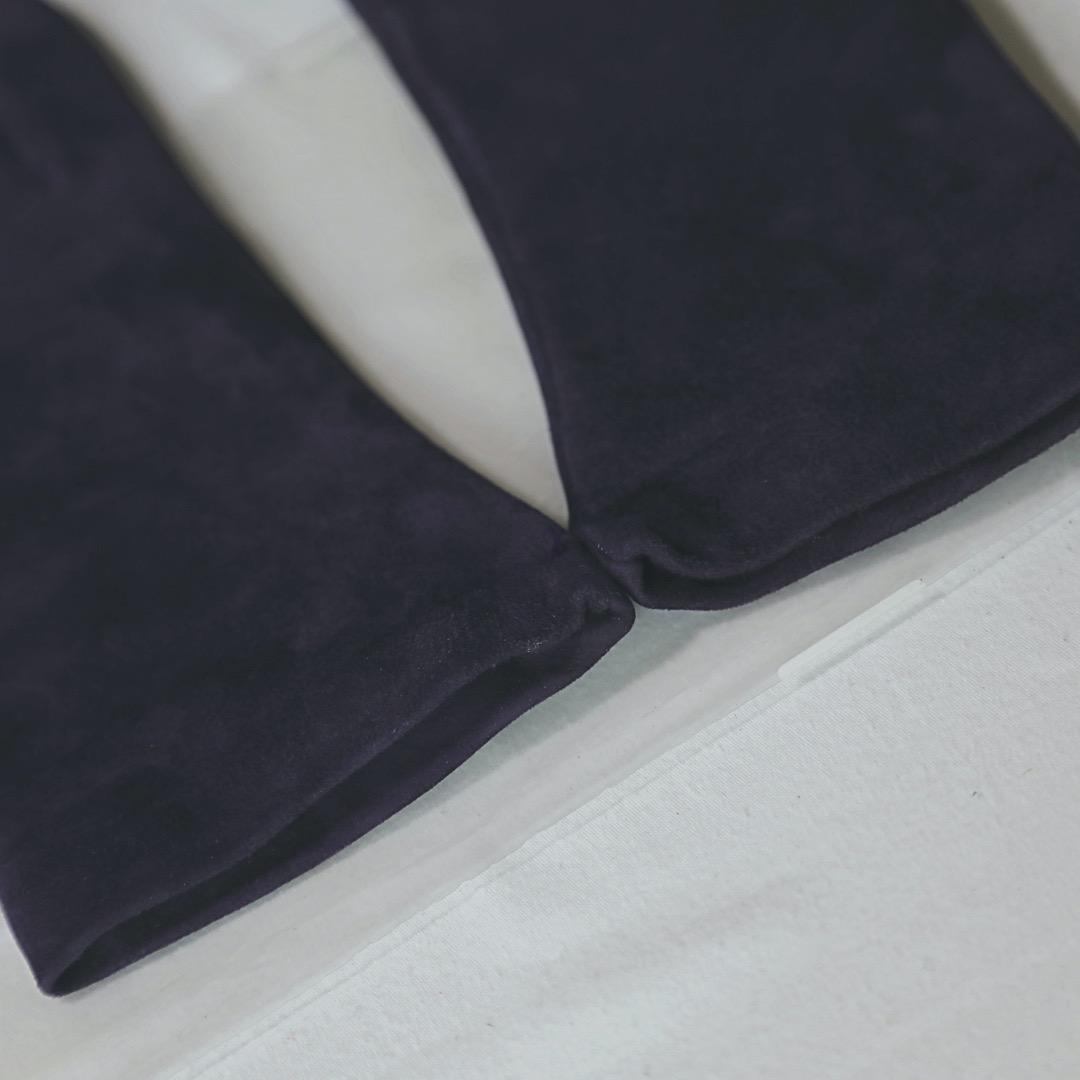 未使用糸つき　巨峰色　Sermoneta Gloves　6.5　本革手袋