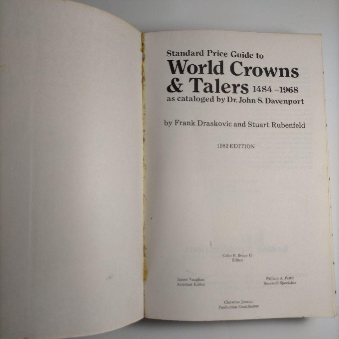 洋書 World Crowns & Talers