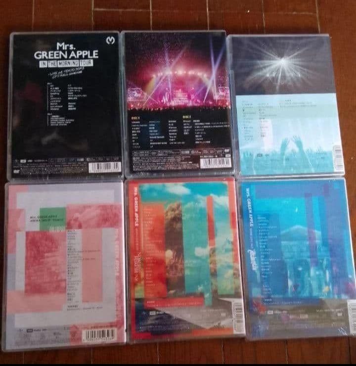 新品未開封 Mrs. GREEN APPLE DVD 6本セット