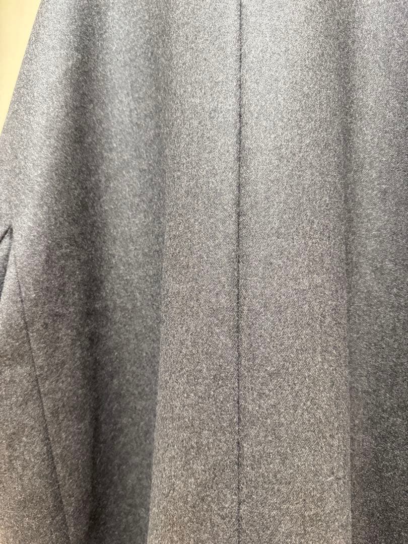 MBハイエンド尾州ウール60/2 WORSTED WOOL ダブルメルトンコート