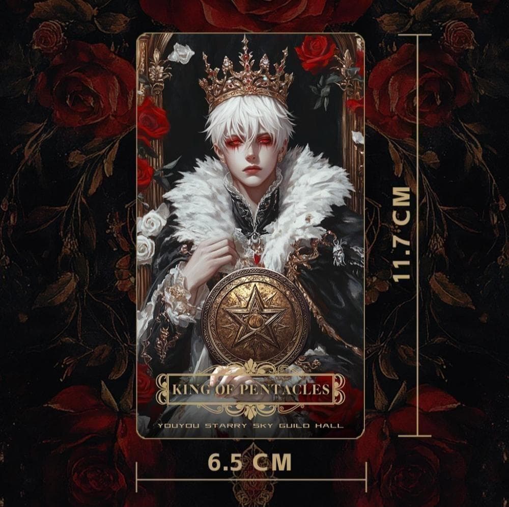 【正規品タロットカード】美麗✨海外インディーズ✨黒×赤×白のゴシックな世界観