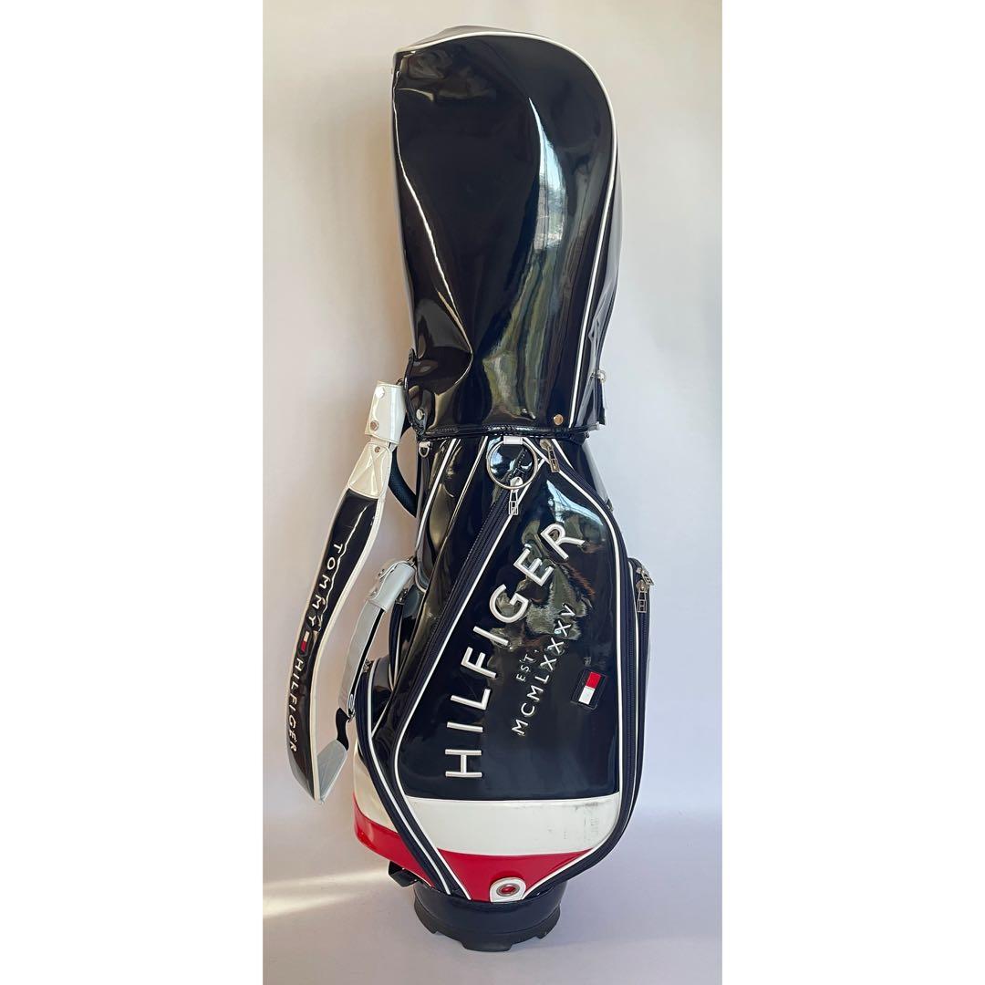 トミーヒルフィガー　ゴルフバッグ　ネイビー　THMG2FC2