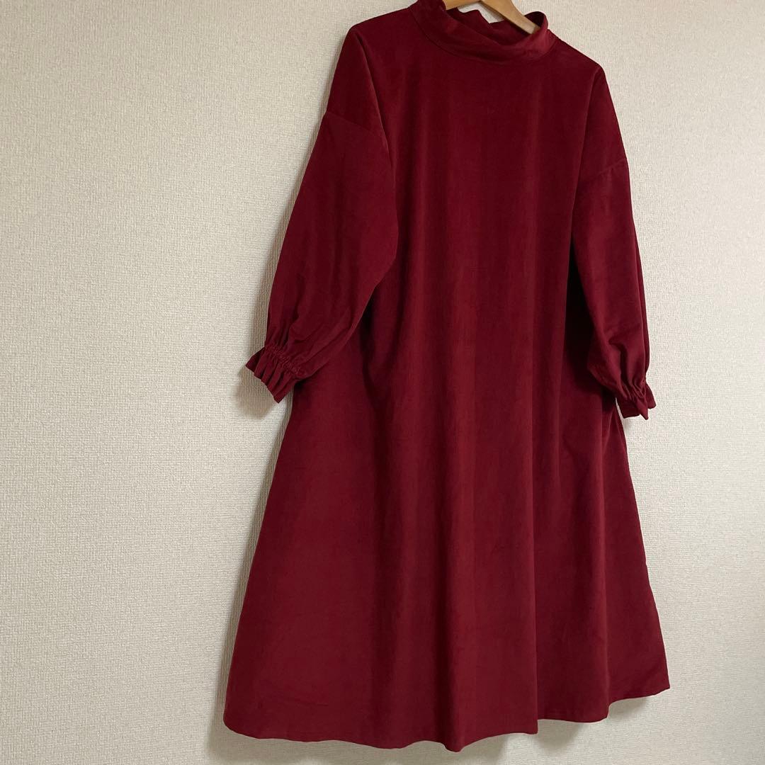 花*花様　コーデュロイ　ワンピース