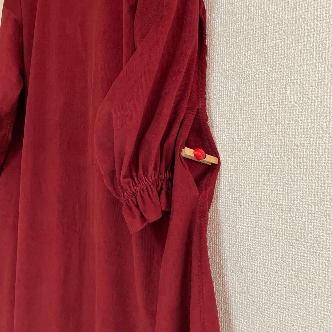 花*花様　コーデュロイ　ワンピース