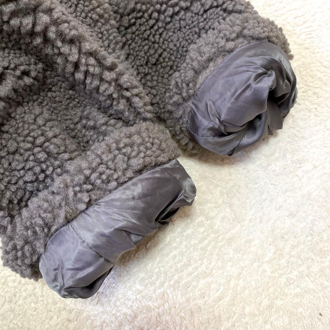 ZARA✨極美品 即完売品✨ ダブル テディベアコート ボア グレー ロング S