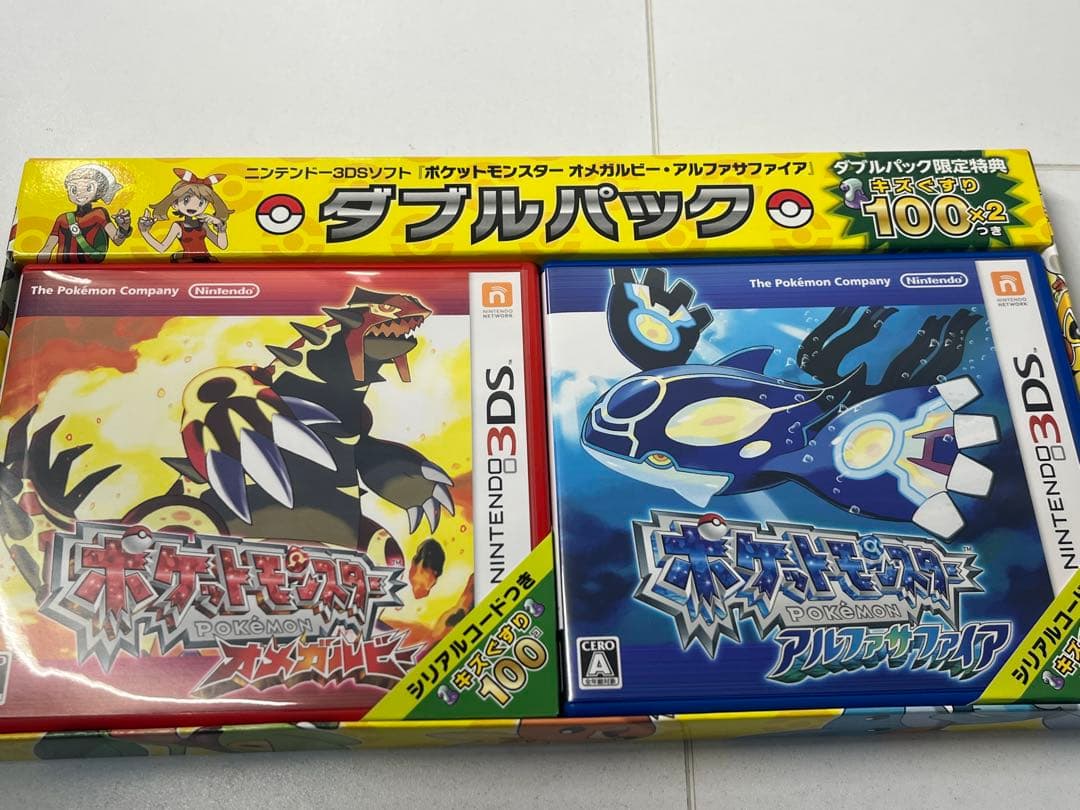 3DS ポケットモンスター オメガルビー アルファサファイア ダブルパック
