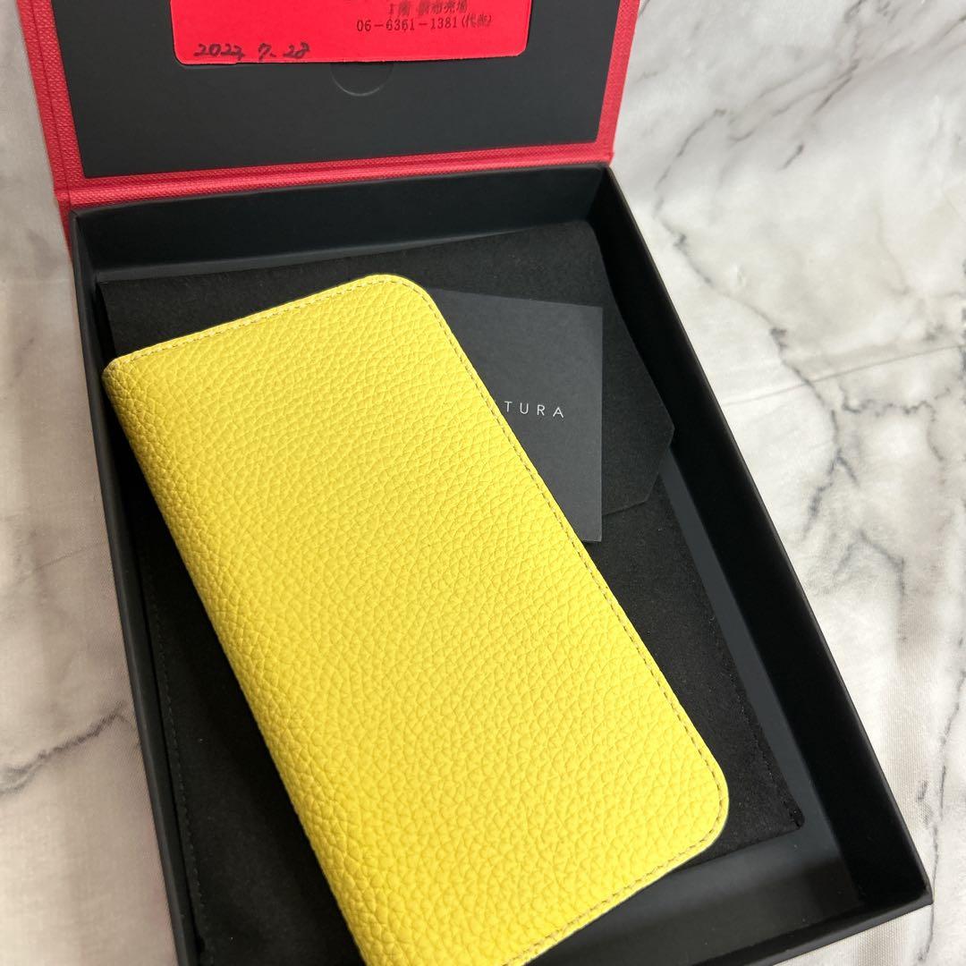 【限定カラー】ボナベンチュラ iPhone12/12Pro 手帳型 バイカラー