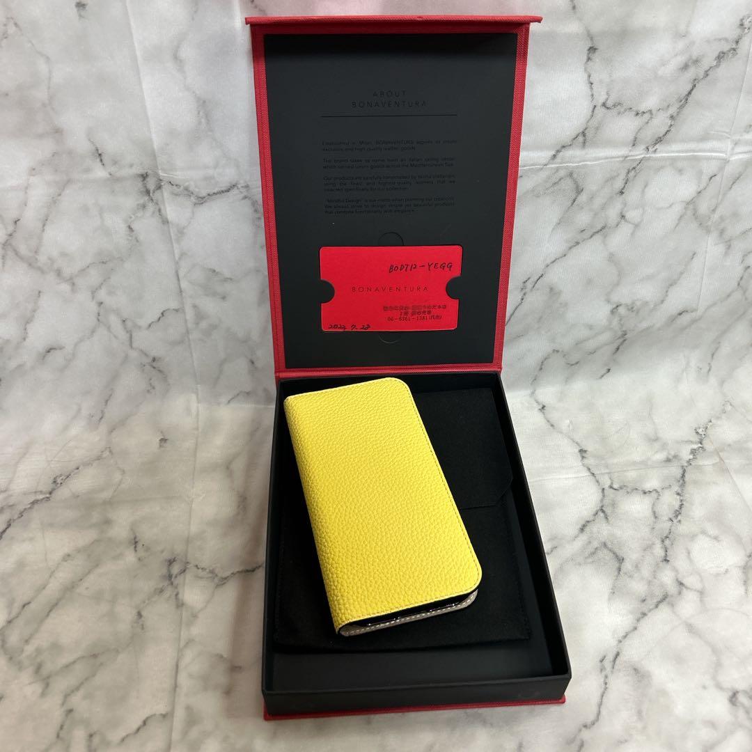 【限定カラー】ボナベンチュラ iPhone12/12Pro 手帳型 バイカラー