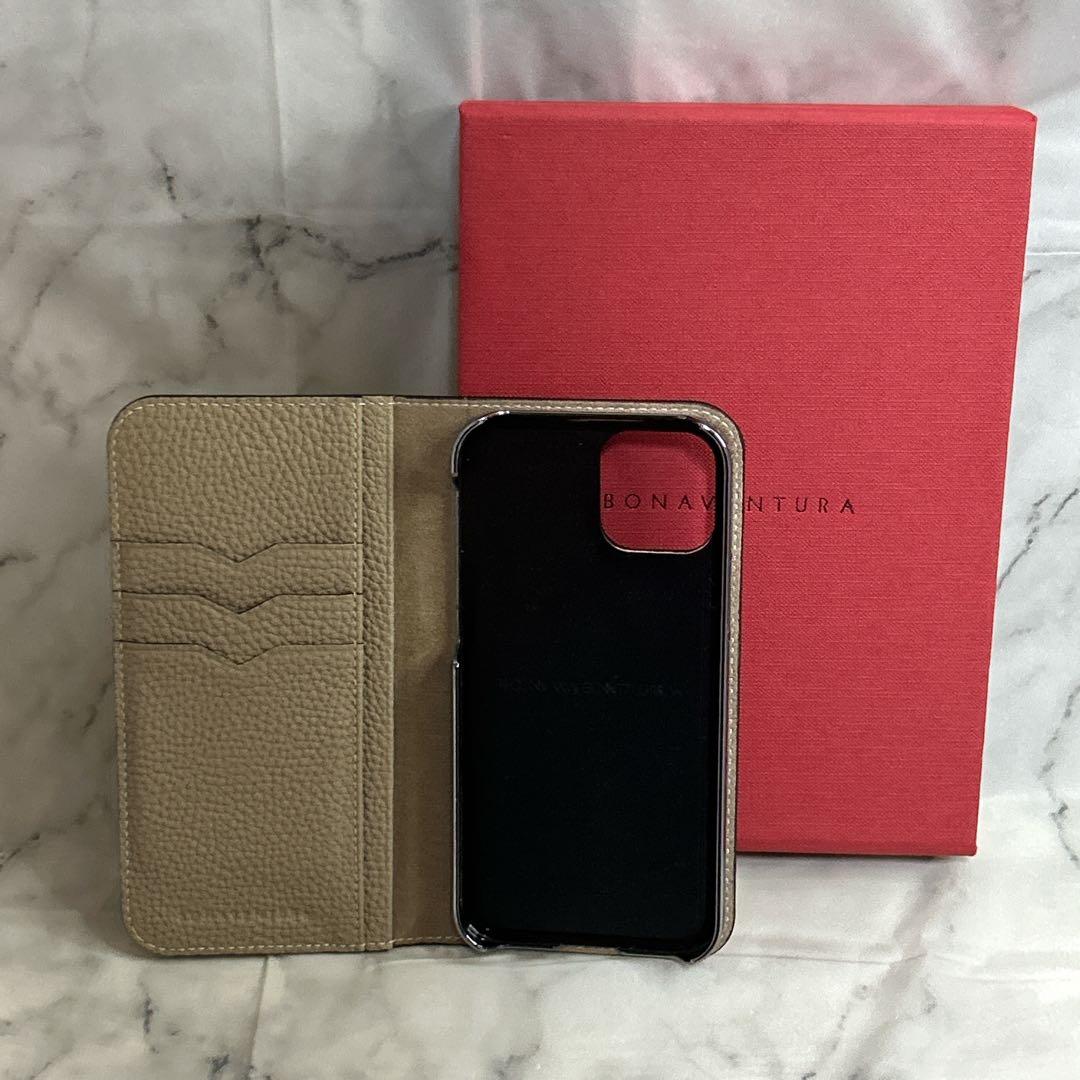【限定カラー】ボナベンチュラ iPhone12/12Pro 手帳型 バイカラー