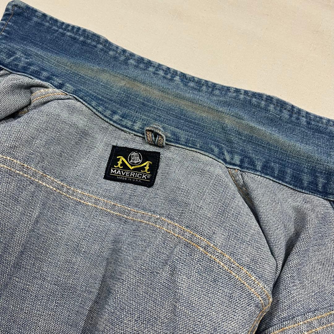 色落ち良 70s Marverick デニム ジャケット USA