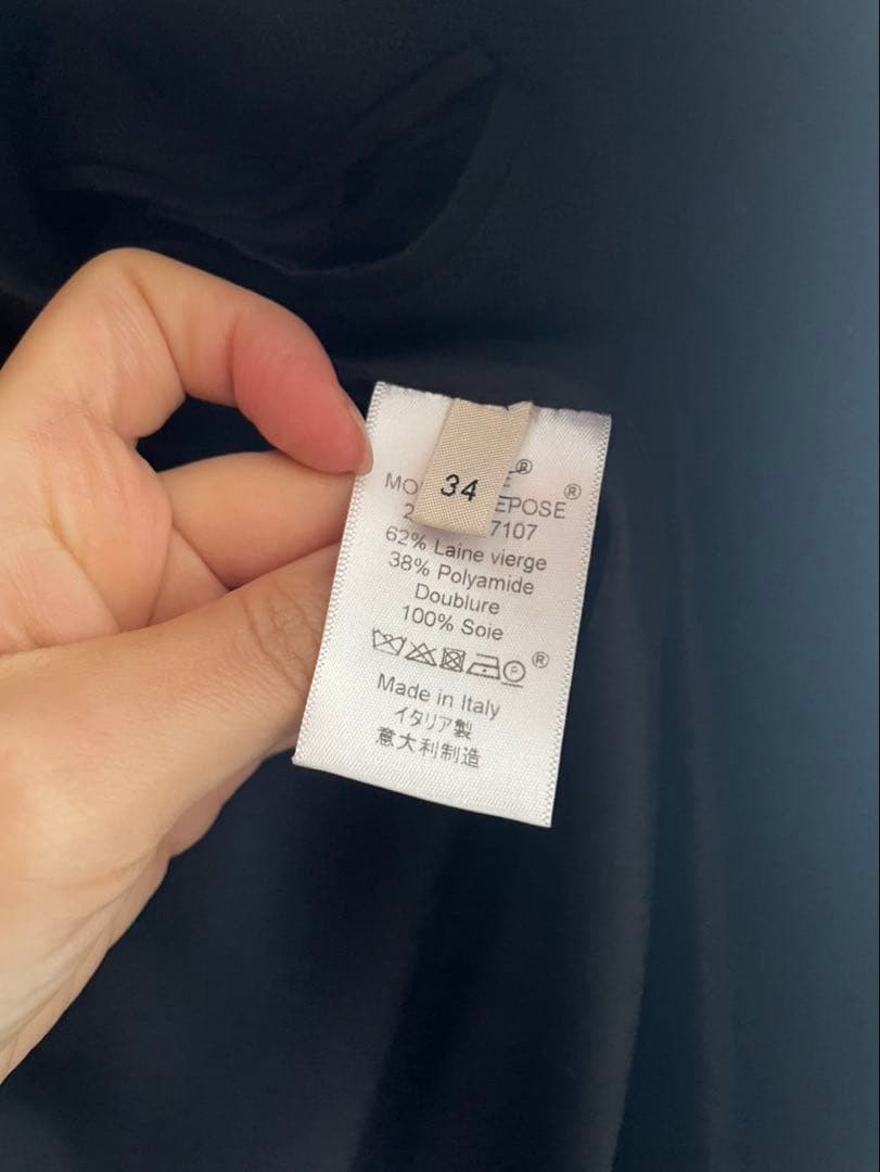 美品　Celine クロンビーコート 34 ブラック