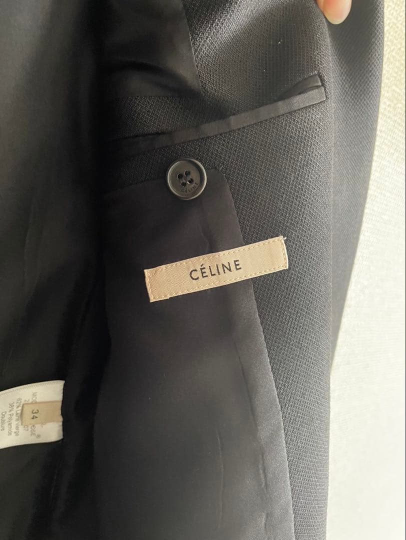 美品　Celine クロンビーコート 34 ブラック