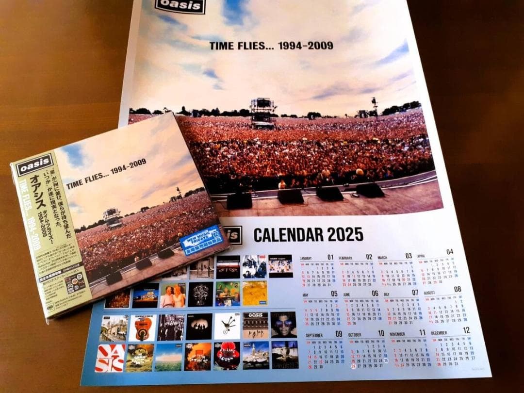 OASIS　Time Flies...1994-2009　限定CD + ポスター