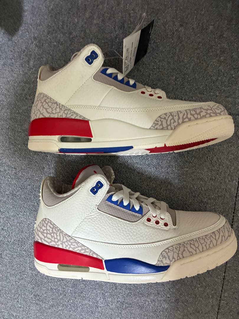 ナイキ　エア　ジョーダン3 ナショナル　フライト　レッド　ブルー　コービー