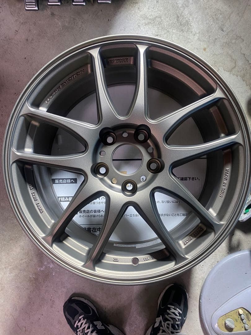 ホイール WORK EMOTION CR ２本17×8J インセット47