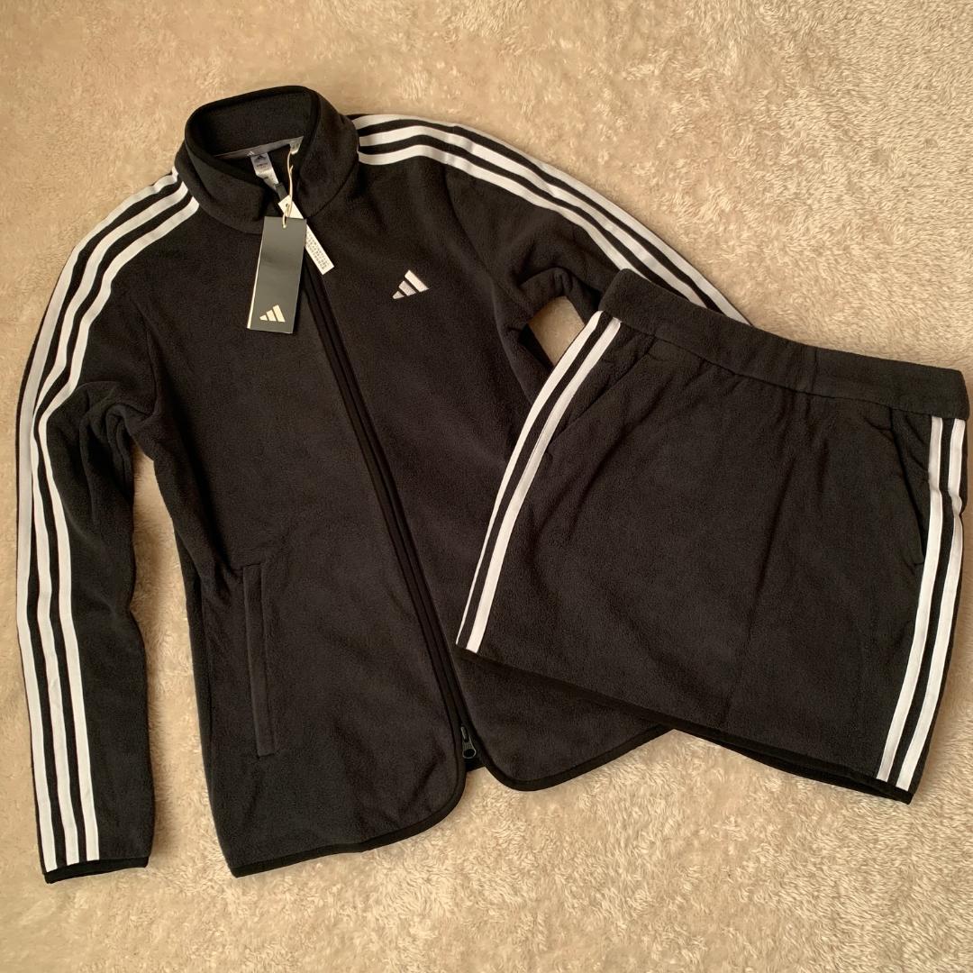 アディダス　ゴルフ　フリース　ジャケット スカート　セットアップ　M