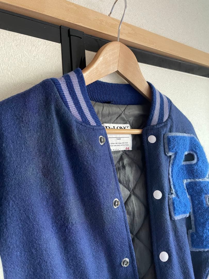 90s American School Paris スタジャン　DeLONG