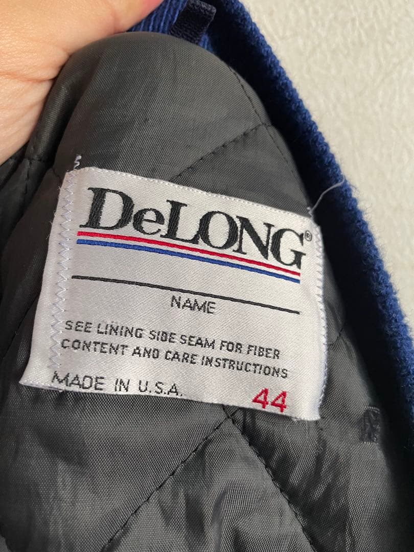 90s American School Paris スタジャン　DeLONG