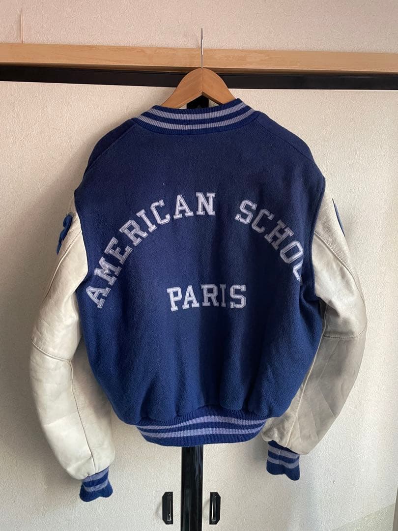 90s American School Paris スタジャン　DeLONG