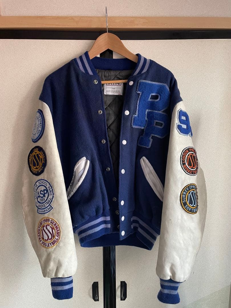 90s American School Paris スタジャン　DeLONG