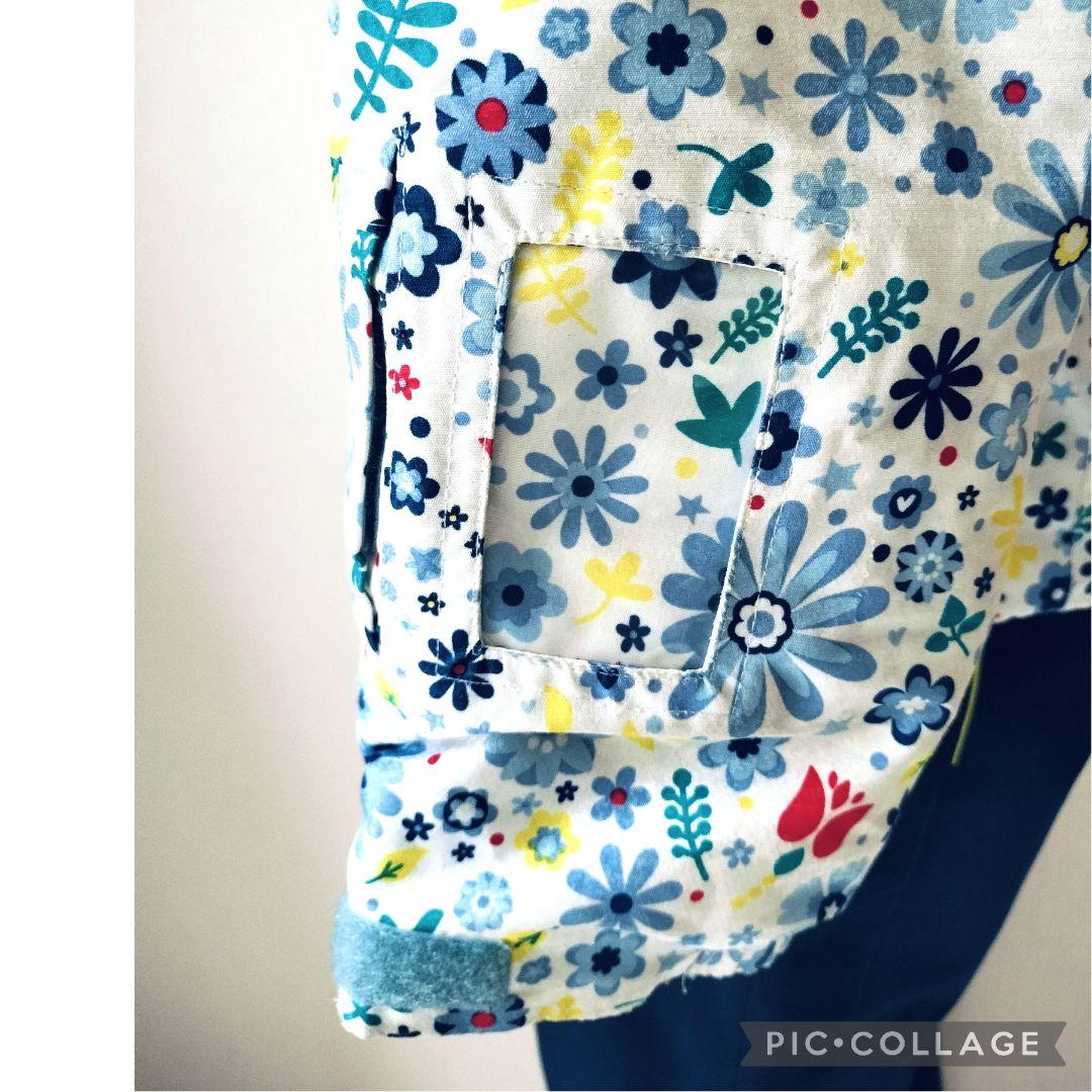 【美品】Phenix ガールズスキーウェア 150上下♡クリスタル花柄×ネイビー