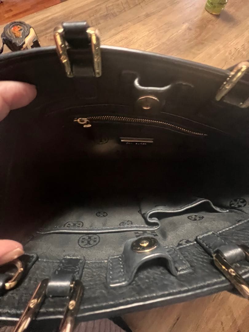 Tory Burch トートバッグ ホワイト/ブラック　トリーバーチ　鞄　バック