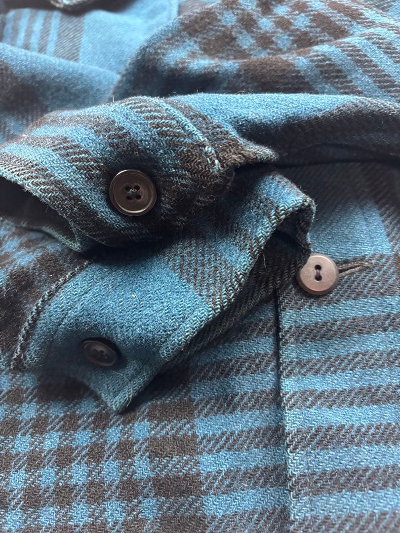 70s USA製 ペンドルトン オンブレ CPO シャツ ジャケット シャドー