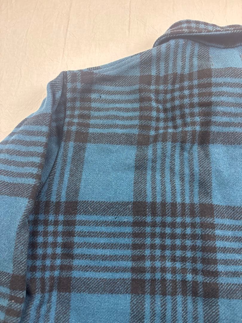 70s USA製 ペンドルトン オンブレ CPO シャツ ジャケット シャドー