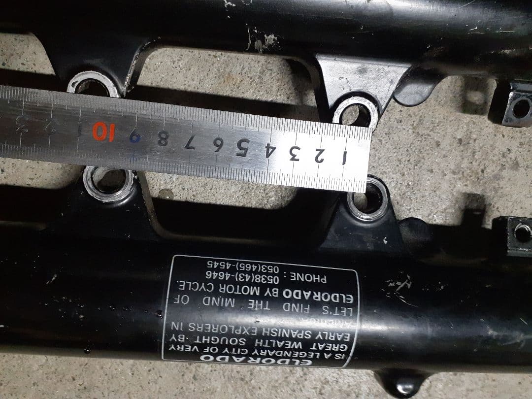 XJR400 4HM フロントフォーク　 キャリパー取付　100mm