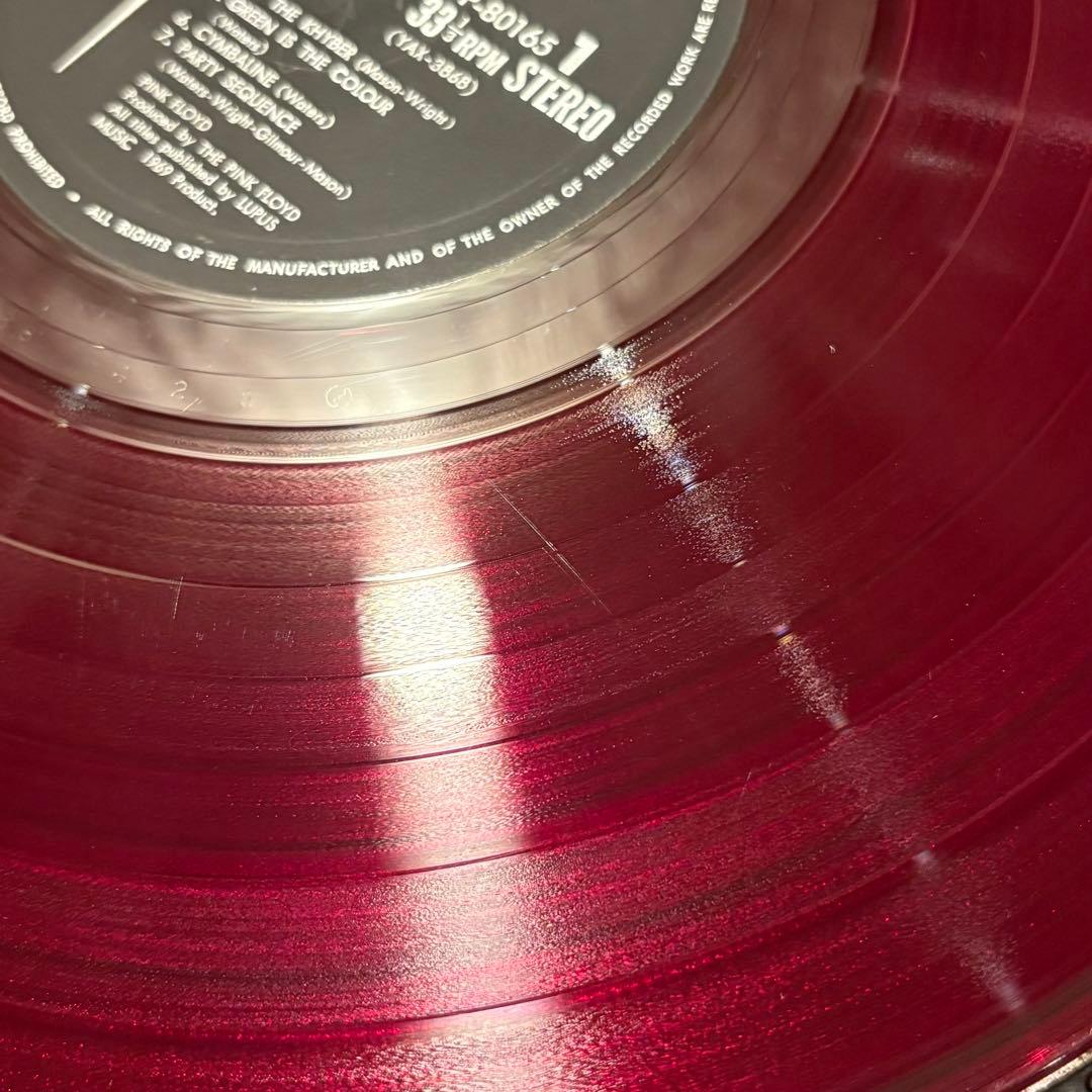 PINK FLOYD　ピンク フロイド　MORE　ODEON　赤盤　帯　補充表