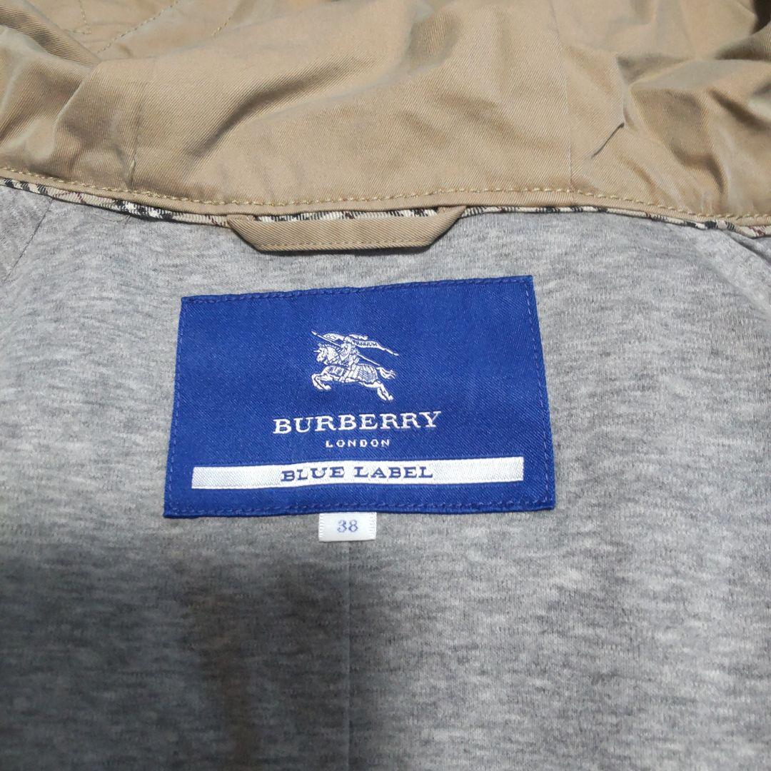 BURBERRY BLUE LABEL フード付きポンチョ★超美品★38
