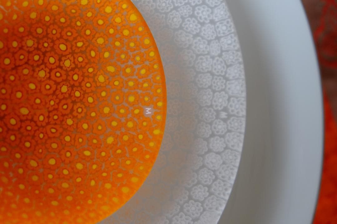 ミルフィオリ ムラーノガラス ヴェネチアングラス/小皿/江波冨士子/田子美紀