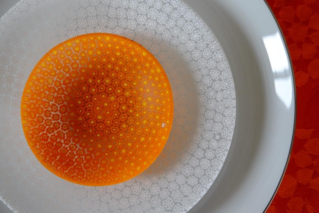 ミルフィオリ ムラーノガラス ヴェネチアングラス/小皿/江波冨士子/田子美紀