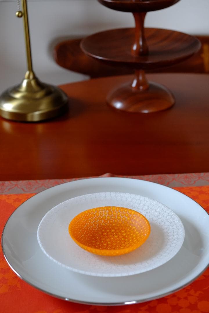 ミルフィオリ ムラーノガラス ヴェネチアングラス/小皿/江波冨士子/田子美紀