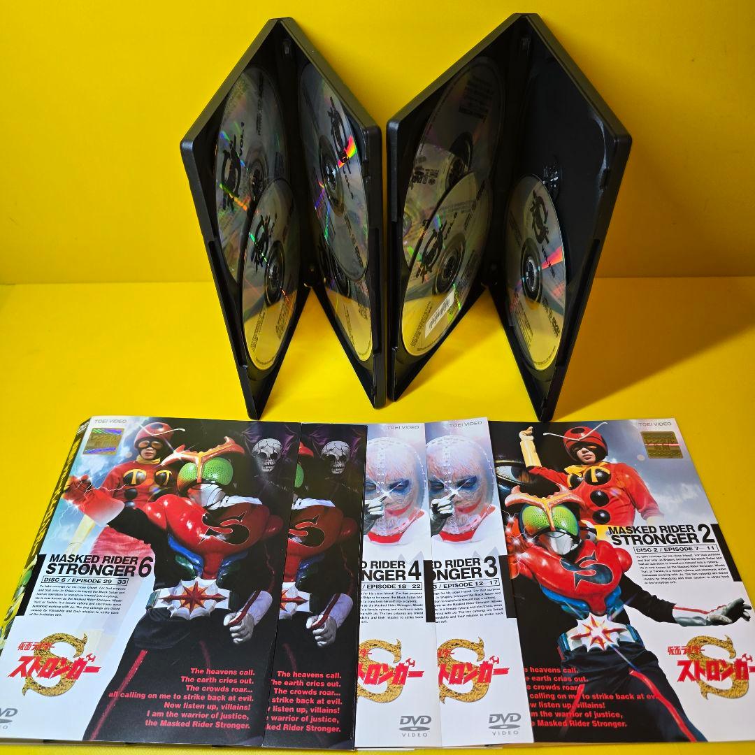 ※新品ケース交換済み　仮面ライダーストロンガー　DVD 全7巻セット
