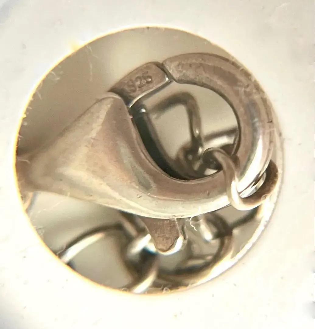 ブラックダイヤモンドネックレス 8g 金具シルバー925刻印 長期保存品